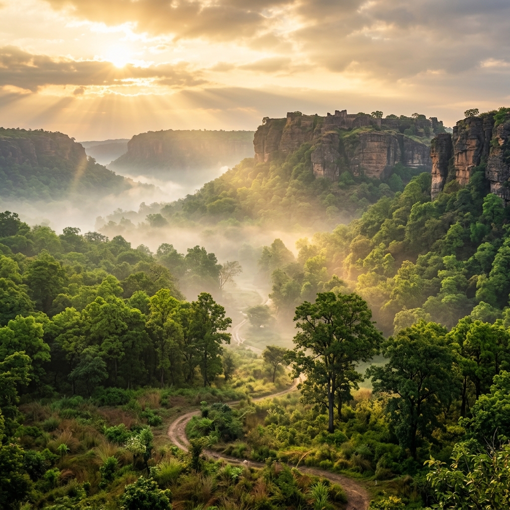 Bandhavgarh Scenic Fort Valley
