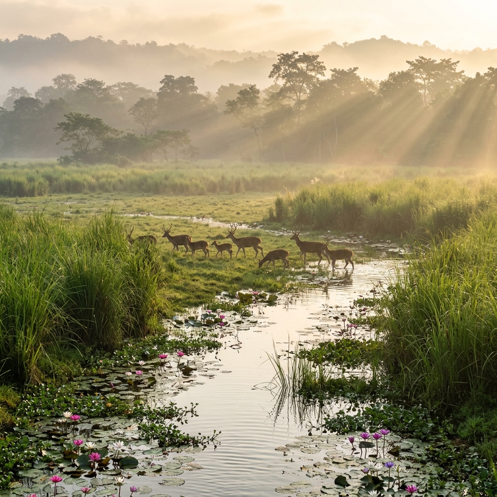 Kaziranga Scenic Wetland Grassland